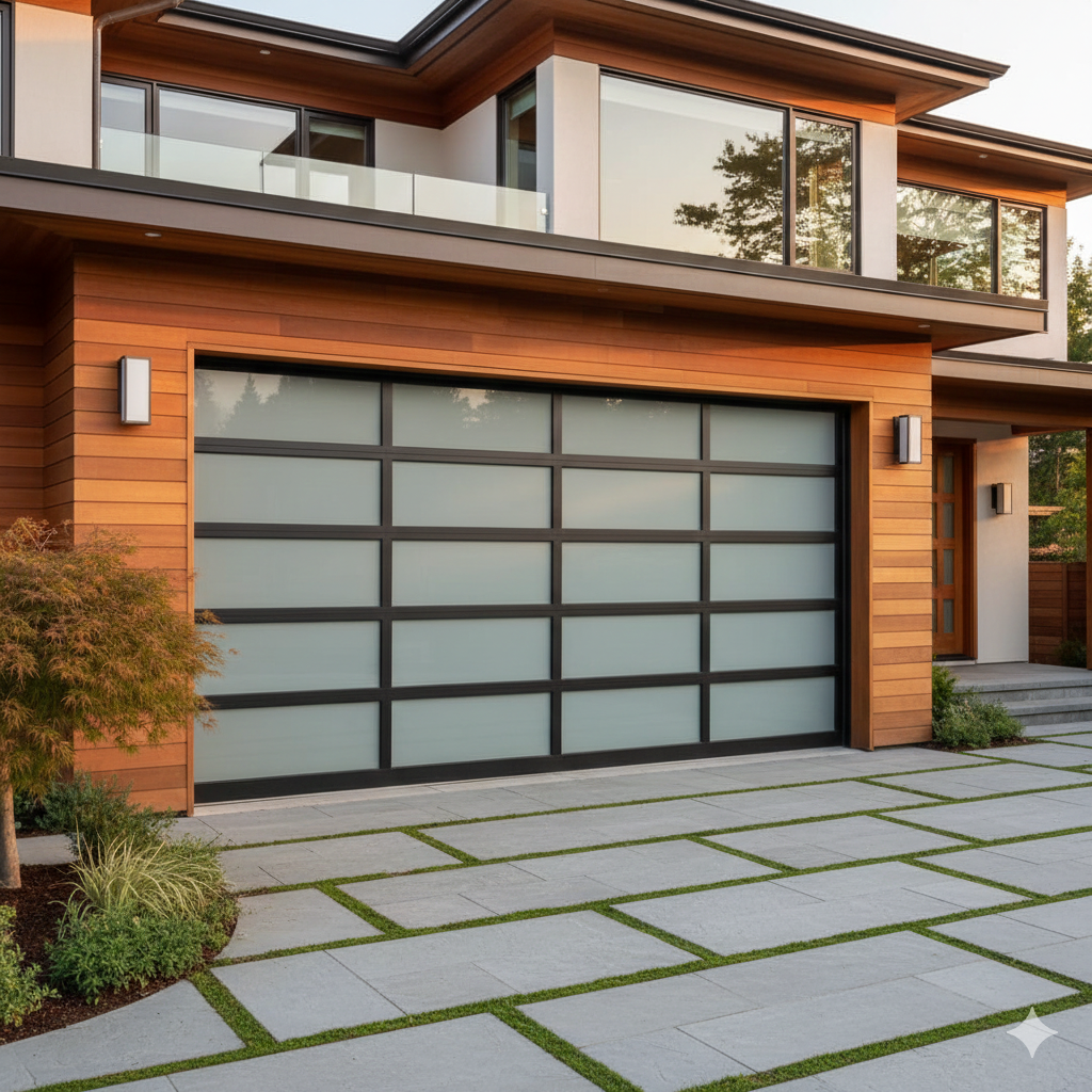 New Garage Door Modern Style - Alamo, CA